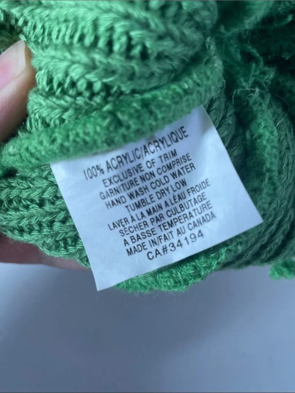 lululemon athletica Kids Knit Pom Beanie in Green Winter Gorpcore Hat One Size